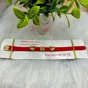 Rare Vintage Escada Genuine Leather Bracelet
